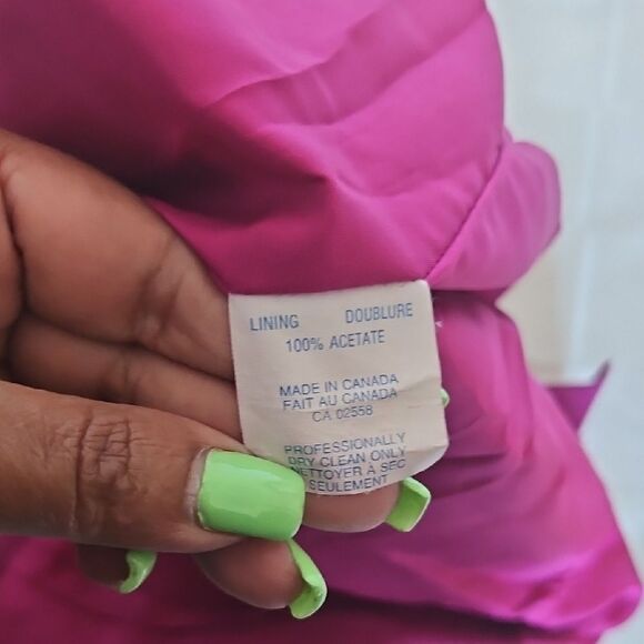 Danier Vintage Pink Pencil Skirt Knee-Length Cocktail - Picture 4 of 16